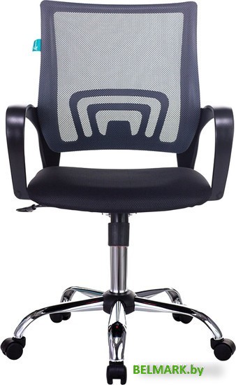 Офисное кресло Бюрократ CH-695NSL (темно-серый TW-04/черный TW-11/хром) - фото2