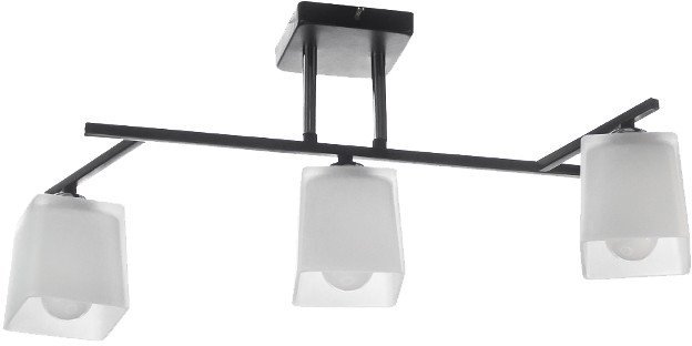 Люстра средней высоты Aitin Pro НПБ 02-3x60-101 N5956/3 (черный/хром) - фото2