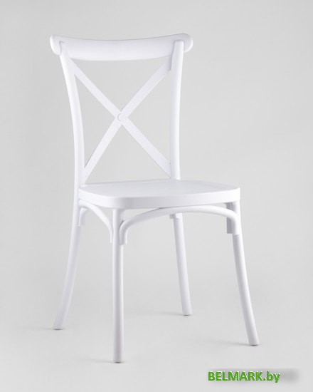 Стул Stool Group Кроссбэк пластиковый (белый) - фото2