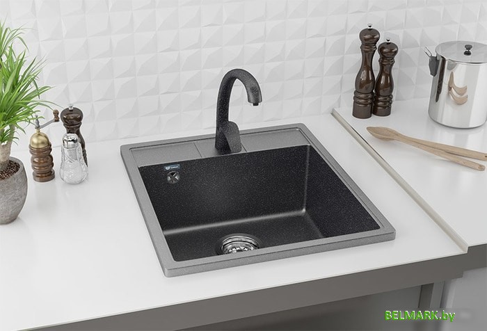 Кухонная мойка Ulgran U-406 (белый) - фото2