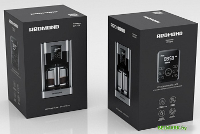 Капельная кофеварка Redmond CM704 (черный) - фото2
