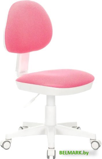 Компьютерное кресло Бюрократ KD-3 (розовый TW-13A/пластик белый) - фото