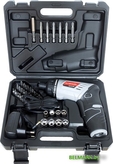 Электроотвертка Интерскол ОА-3.6Ф 433.0.1.00 (с 1-м АКБ, кейс) - фото