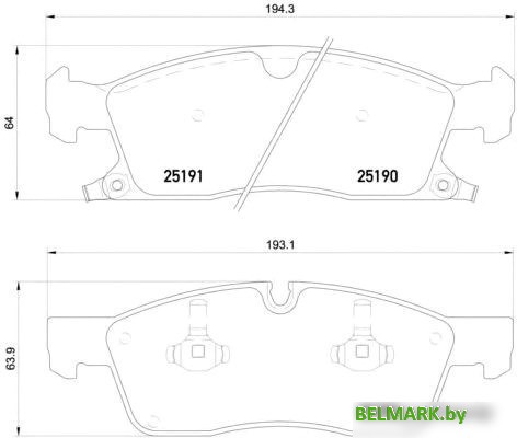 Brembo P37017 - фото
