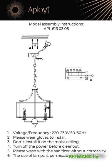 Подвесная люстра Aployt Korin APL.613.03.05 - фото2