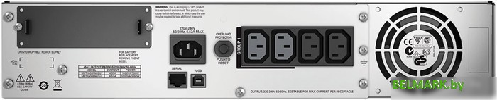 Источник бесперебойного питания APC Smart-UPS 1000VA LCD RM 2U 230V (SMT1000RMI2U) - фото2