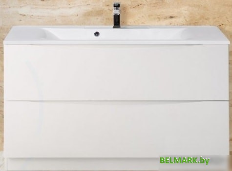 BelBagno Тумба под умывальник Marino-1000-2C-PIA-BL-P (bianco lucido) - фото