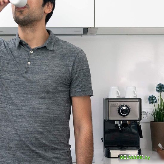 Рожковая помповая кофеварка Black & Decker BXCO1200E - фото2