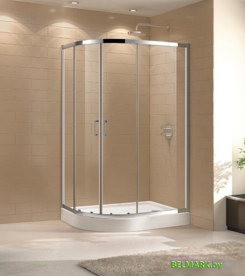 Душевой уголок Cezares Eco-O-RH-2-120/90-C-Cr - фото