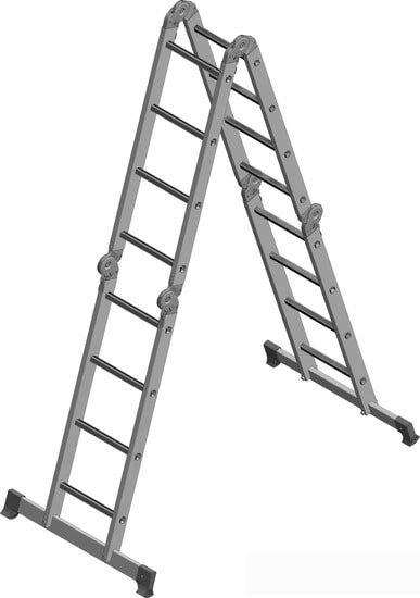 Лестница-трансформер Новая высота NV 132 многофункциональная 4x4 ступени - фото