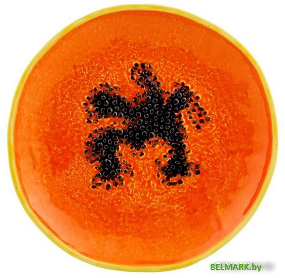 Тарелка десертная Bordallo Pinheiro Tropical Fruits Папайя 65029335 - фото