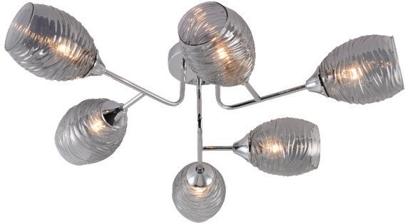 Люстра средней высоты Mirastyle MH-1484/6 CR - фото