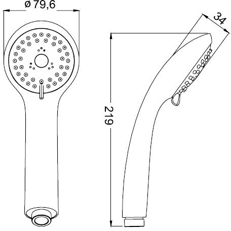 Душевая лейка IDDIS A11031 - фото2