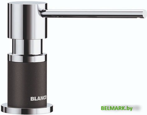 Дозатор для жидкого мыла Blanco Lato (хром/антрацит) - фото