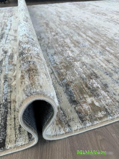 Ковер для жилой комнаты Radjab Carpet Бьянка прямоугольник D060A 7621RK-b 2x2.9 (cream shirink/vizon fdy) - фото2