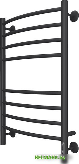 Полотенцесушитель TERMINUS Классик П8 500x800 КС 9005 бп электро (черный) - фото