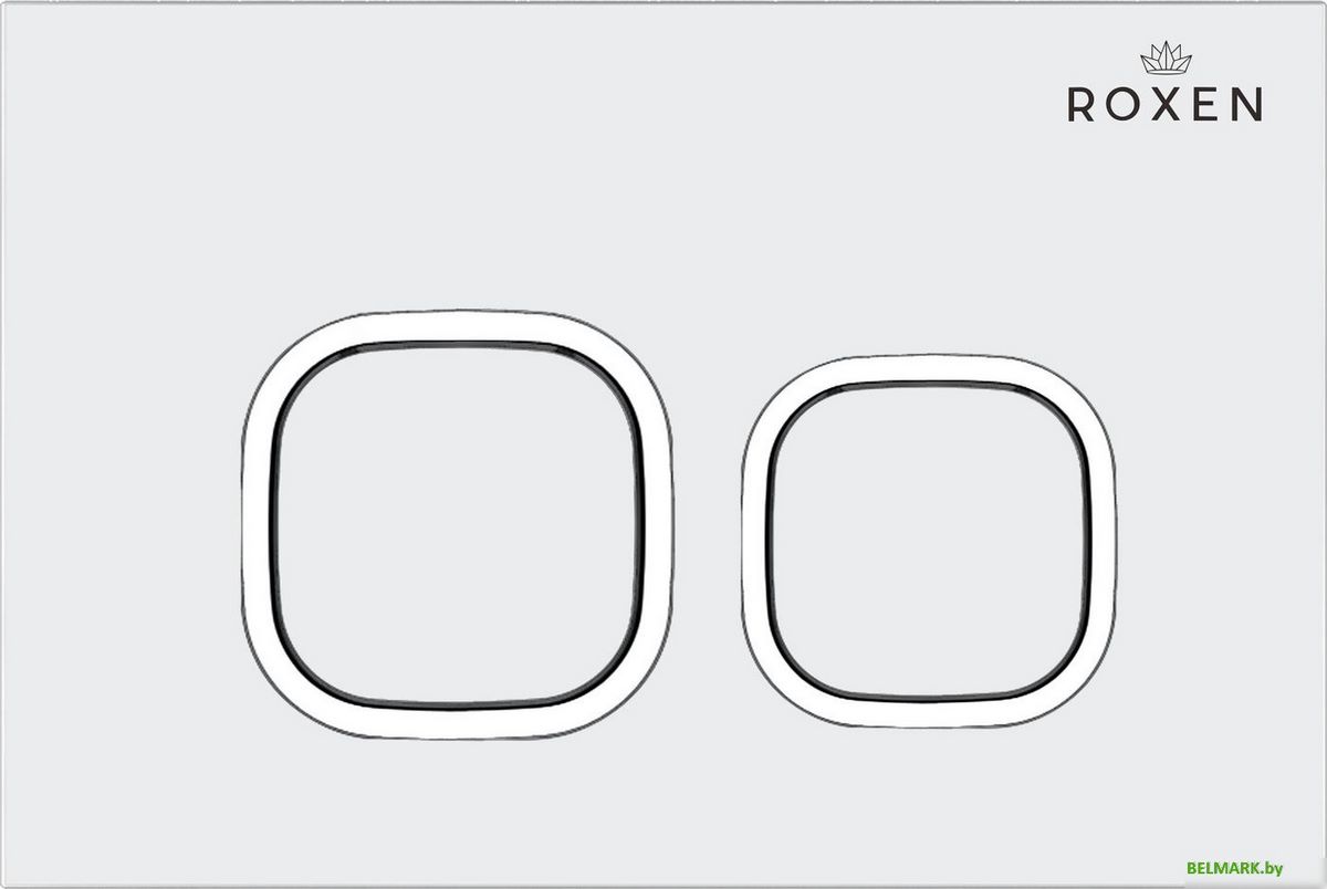 Унитаз подвесной Roxen Vine Tornado в комплекте с инсталляцией StounFix Dual Fresh 6 в 1 979014 (кнопка: белый глянцевый) - фото2