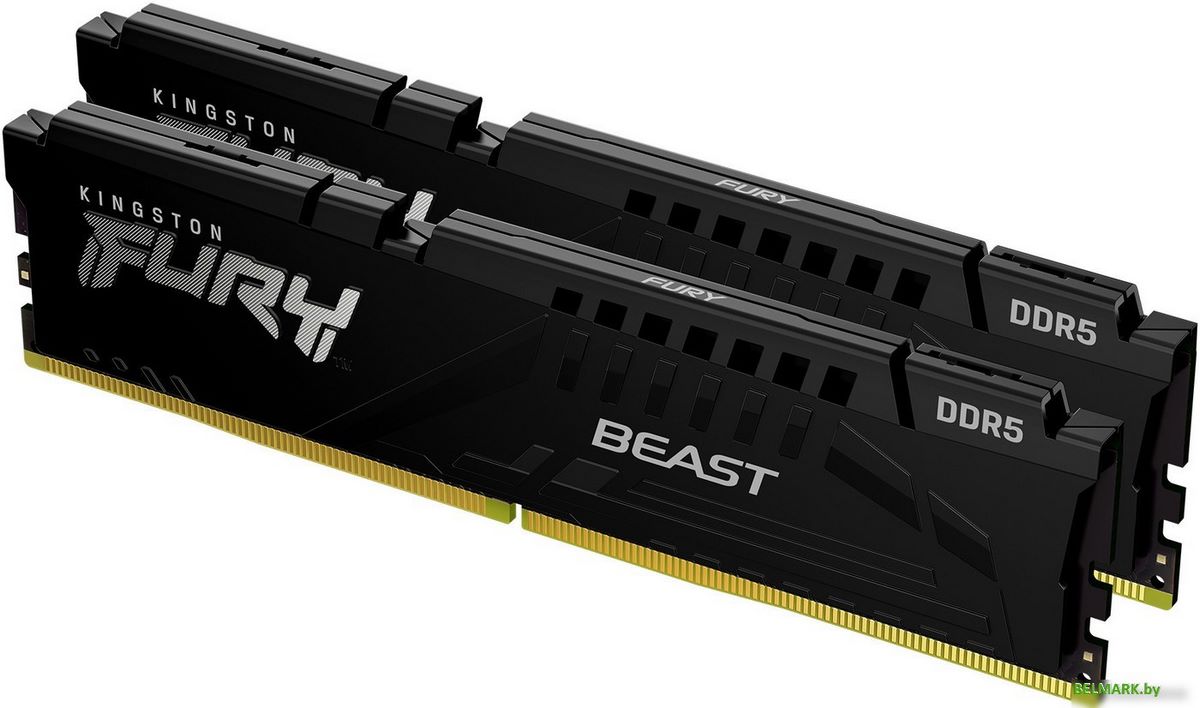 Оперативная память Kingston FURY Beast 2x8ГБ DDR5 6000 МГц KF560C30BBEK2-16 - фото