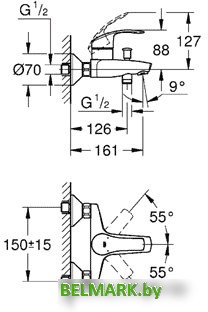 Смеситель Grohe Eurosmart 33300002 - фото2