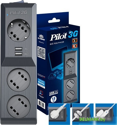 Сетевой фильтр ZIS Pilot 3G 5 м - фото