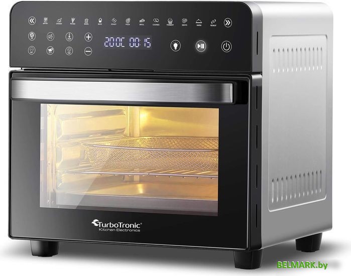 Мини-печь TurboTronic TT-AFO14 (черный/серебристый) - фото