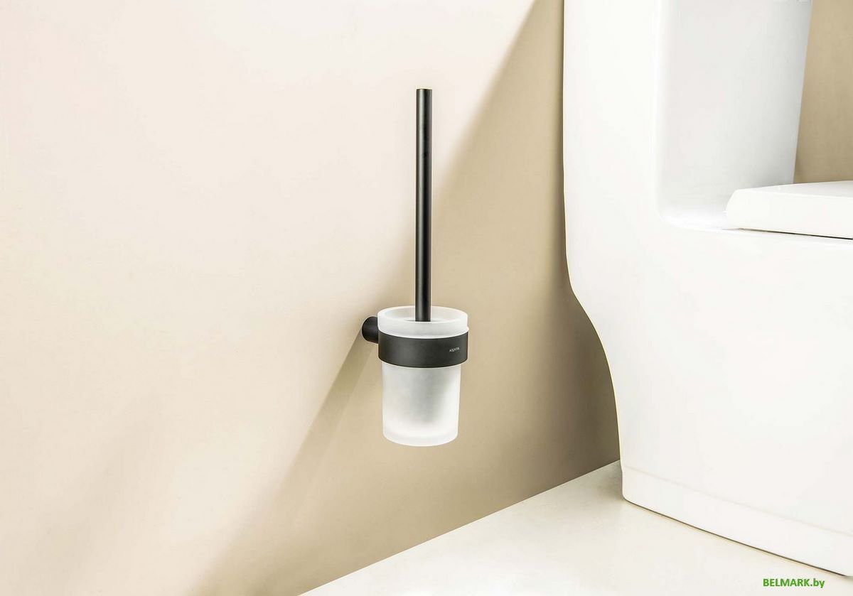 Ершик для унитаза Aquatek Лира AQ4410MB (черный матовый) - фото2