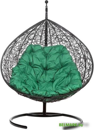 Подвесное кресло BiGarden Gemini (черный/зеленый) - фото2