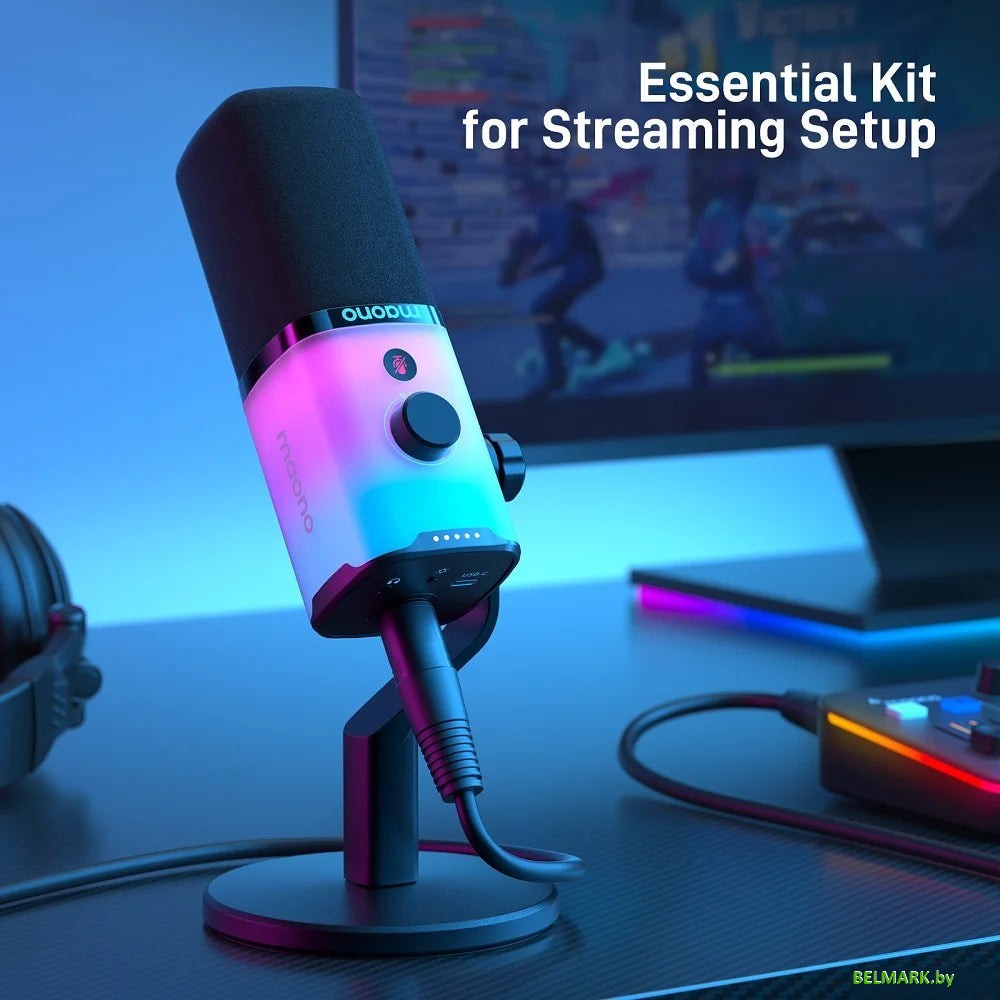 Проводной микрофон Maono PD100X RGB - фото2