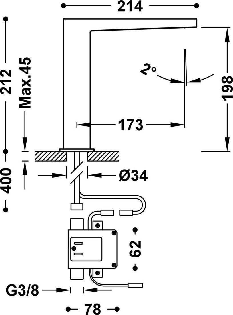 Кран Tres Slim Exclusive 20261310OR - фото2