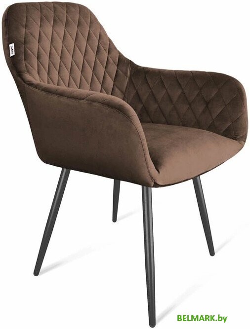 Стул Sheffilton SHT-ST38/S95-1 (кофейный ликер/черный муар) - фото