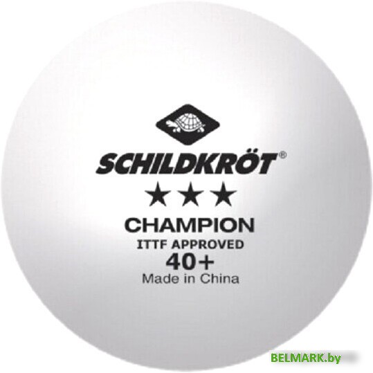 Мяч для настольного тенниса Donic-Schildkrot Champion 3 608542 (120 шт, белый) - фото