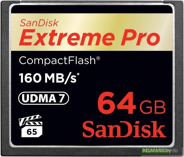Карта памяти SanDisk Extreme Pro CompactFlash 64GB (SDCFXPS-064G-X46) - фото