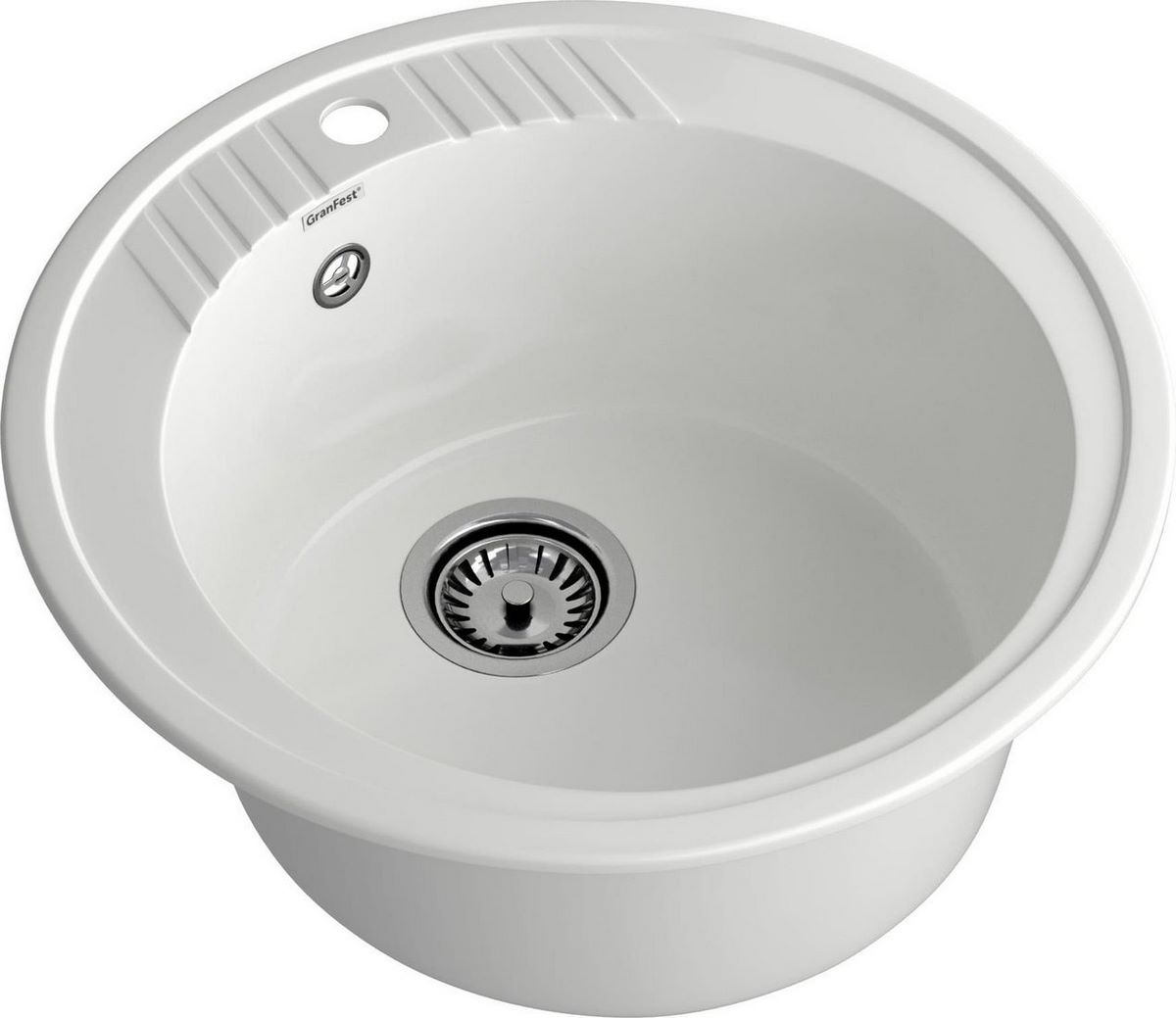 Кухонная мойка GranFest Rondo 520 (иней) - фото2