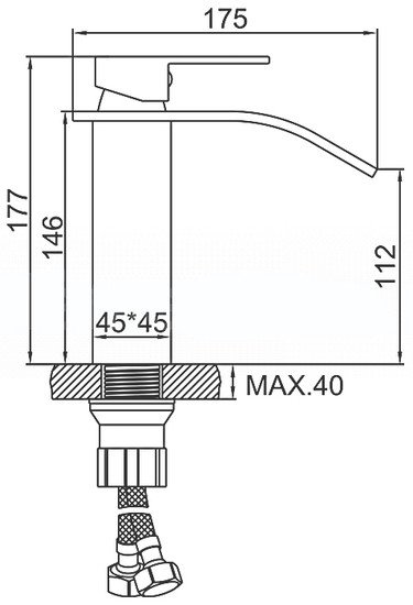 Смеситель Ledeme L1055B-29 - фото2