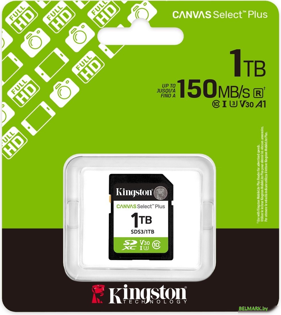Карта памяти Kingston Canvas Select Plus SDXC 1TB SDS3/1TB - фото2