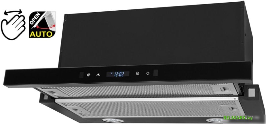 Кухонная вытяжка GrandGermes Toledo GC Auto 60 (черный) - фото