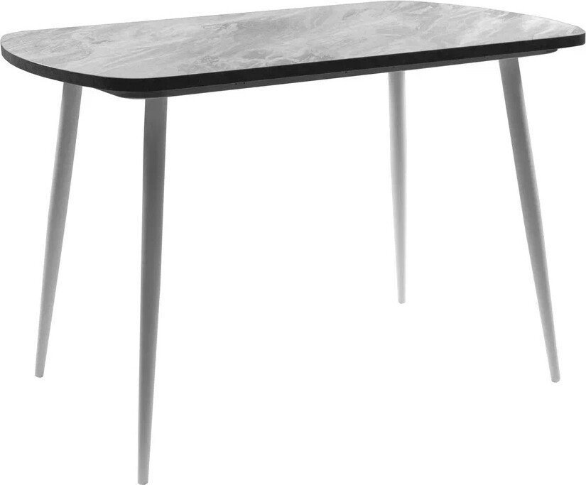 Кухонный стол ВВР Пластиковый 110x70 (лавант/конус белый) - фото