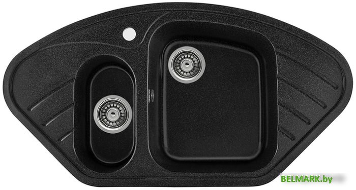 Кухонная мойка Gerhans E02 (черный) - фото