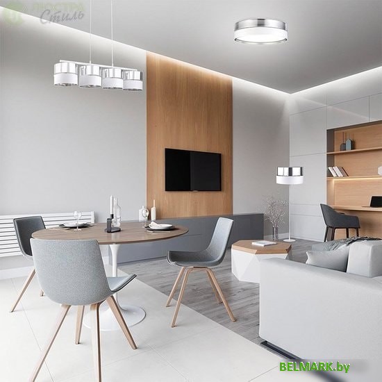 Подвесная люстра TK Lighting Hilton Silver 4177 - фото2