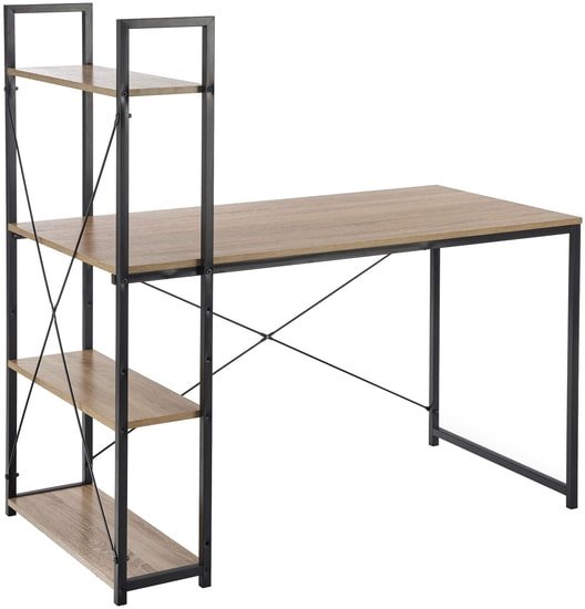 Стол Halmar Narvik B-1 (дуб сонома/черный) - фото