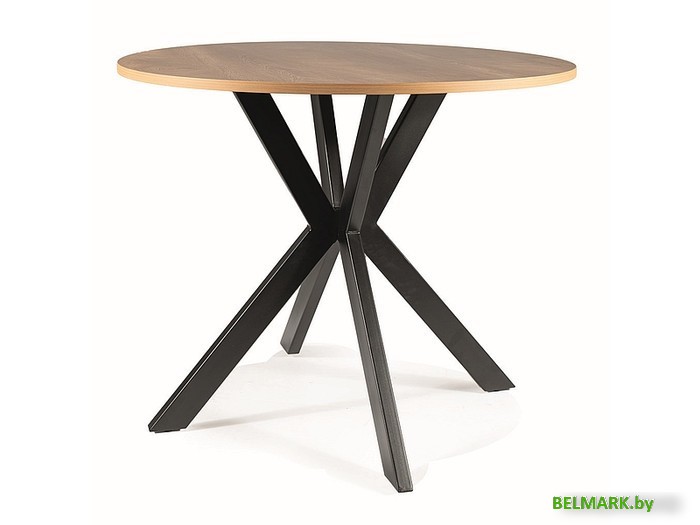 Кухонный стол Signal TALIA II 90 (дуб/черный) - фото