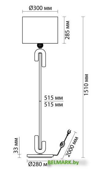 Торшер Odeon Light Bagel 5410/1FA - фото2