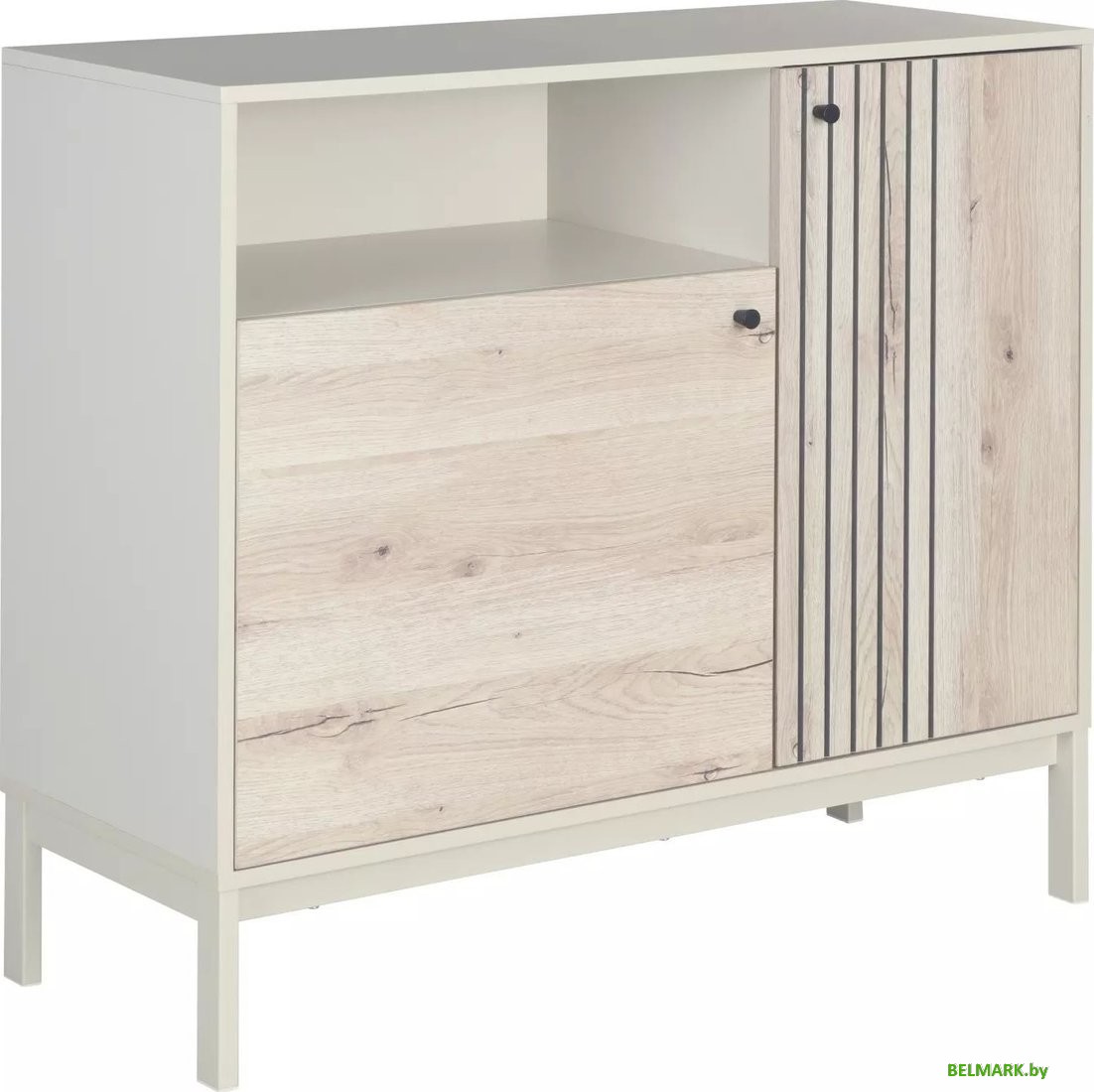 Комод Signal FROST K2 (дуб альпийский/белый) - фото