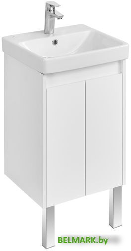 Акватон Тумба под умывальник Сканди Doors 45 1A278701SD010 (белый) - фото2