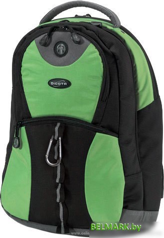 Рюкзак DICOTA Mission N11638N (черный/зеленый) - фото