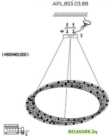Подвесная люстра Aployt APL.853.03.88 - фото2