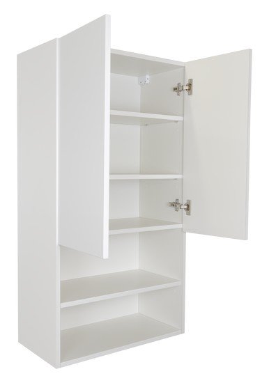 Мебель для ванных комнат Misty Амур - 60 шкаф над стиральной машиной с полками - Э-Ам08060-012 - фото2