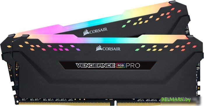 Оперативная память Corsair Vengeance RGB PRO 2x16GB DDR4 PC4-25600 CMW32GX4M2E3200C16 - фото
