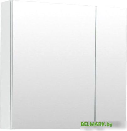 Aquanet Шкаф с зеркалом Порто 70 00241748 (белый) - фото