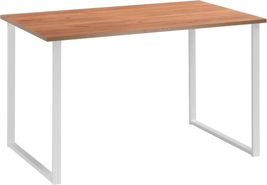 Кухонный стол Notta Лиман 140x80 619214 (дуб крафт золотой/белый матовый) - фото